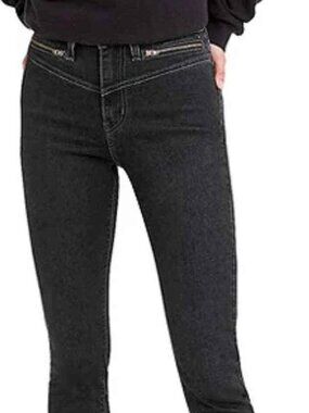 NEW Levi's 721 Sculpt High-Rise Zip Front Skinny Jeans Size 32